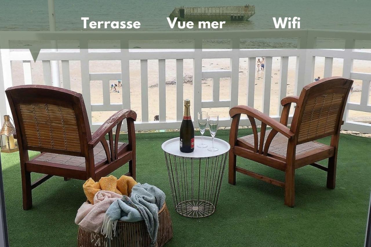 Appartement De Standing - Avec Terrasse Et Vue Mer Arromanches-les-Bains Exterior foto