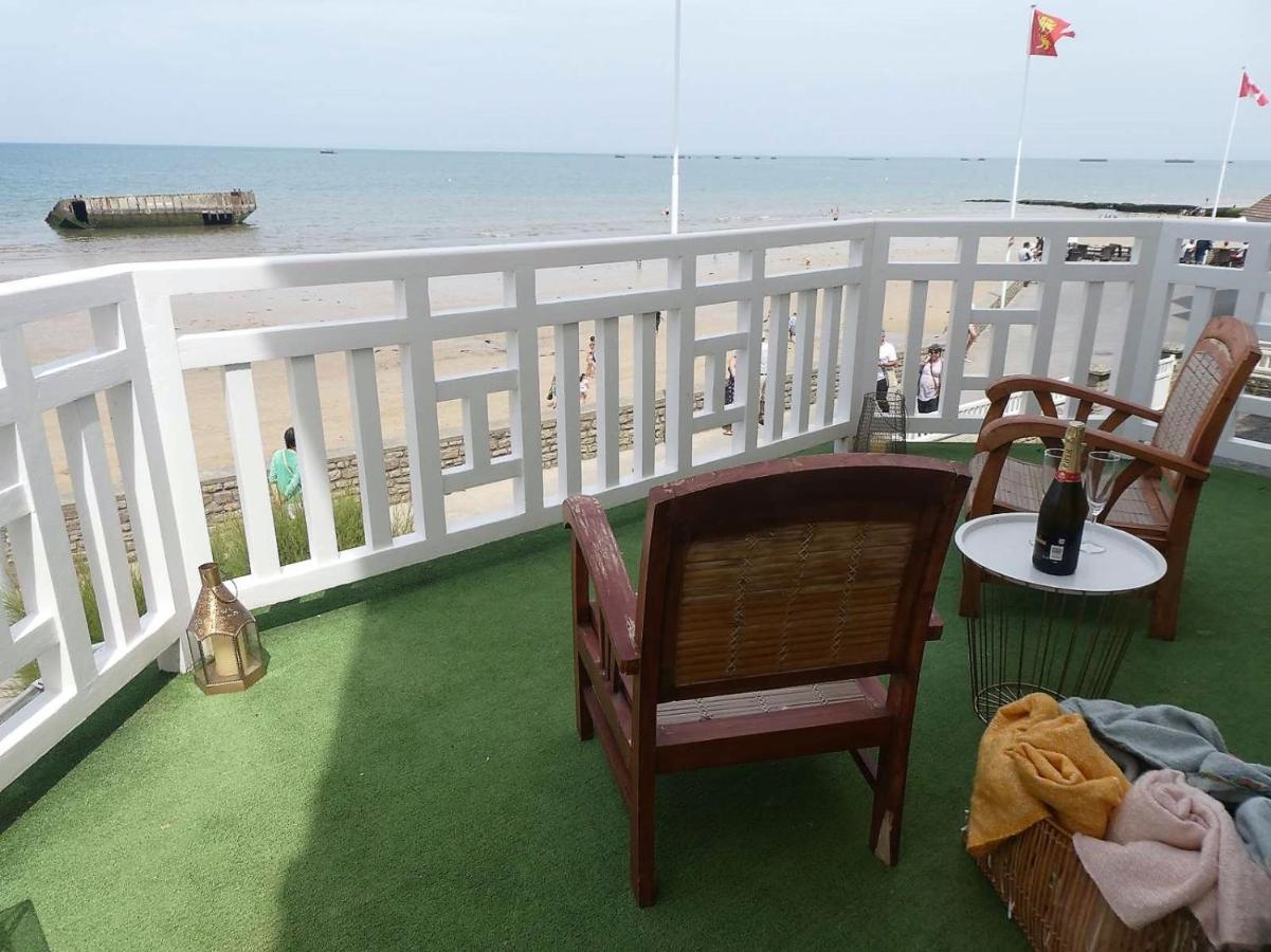 Appartement De Standing - Avec Terrasse Et Vue Mer Arromanches-les-Bains Exterior foto